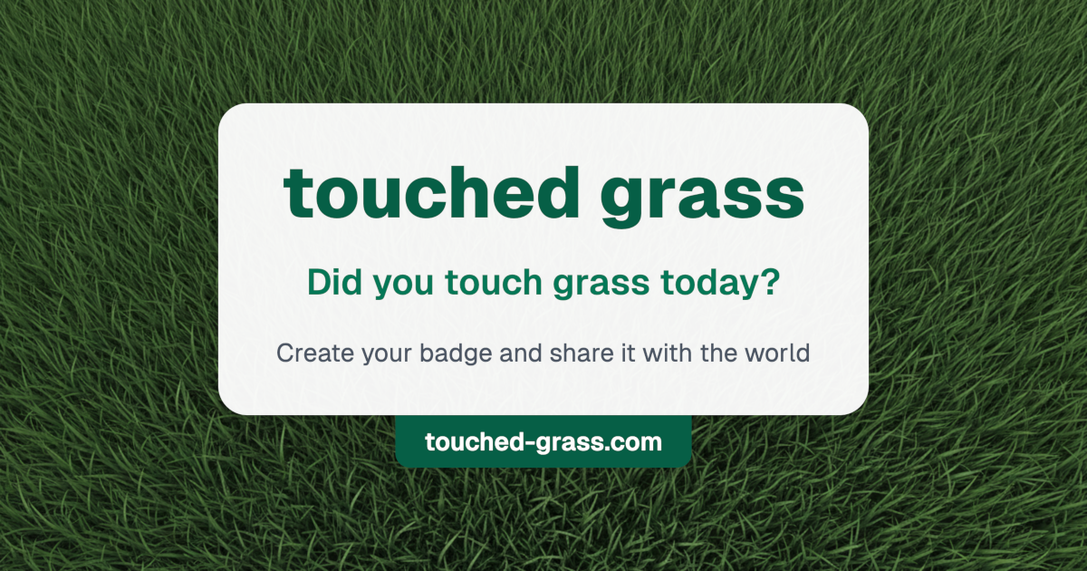 Touched Grass logo